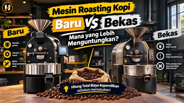 Mesin Roasting Kopi Baru Vs Bekas Mana Yang Lebih Menguntungkan