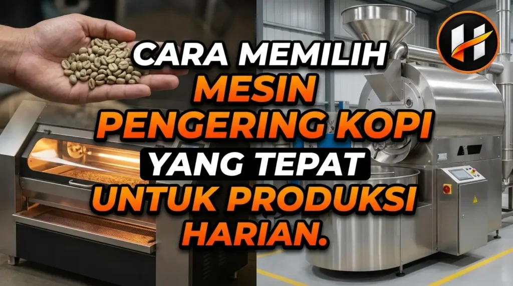 Mesin Pengering Kopi Industri Untuk Produksi Harian Koperasi Dan Processor