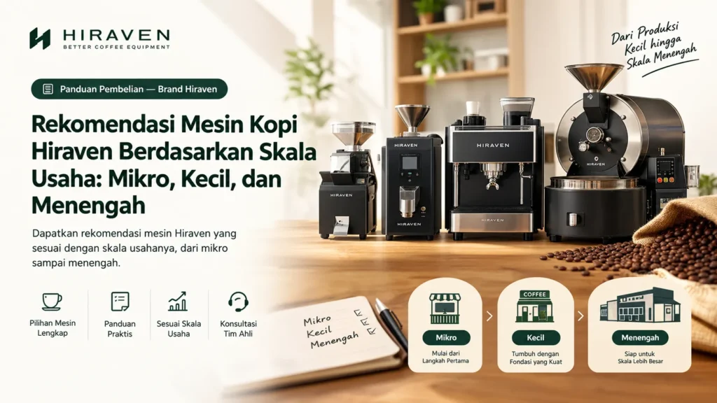 Rangkaian Mesin Pengolahan Kopi Industri Untuk Berbagai Skala Usaha Kopi