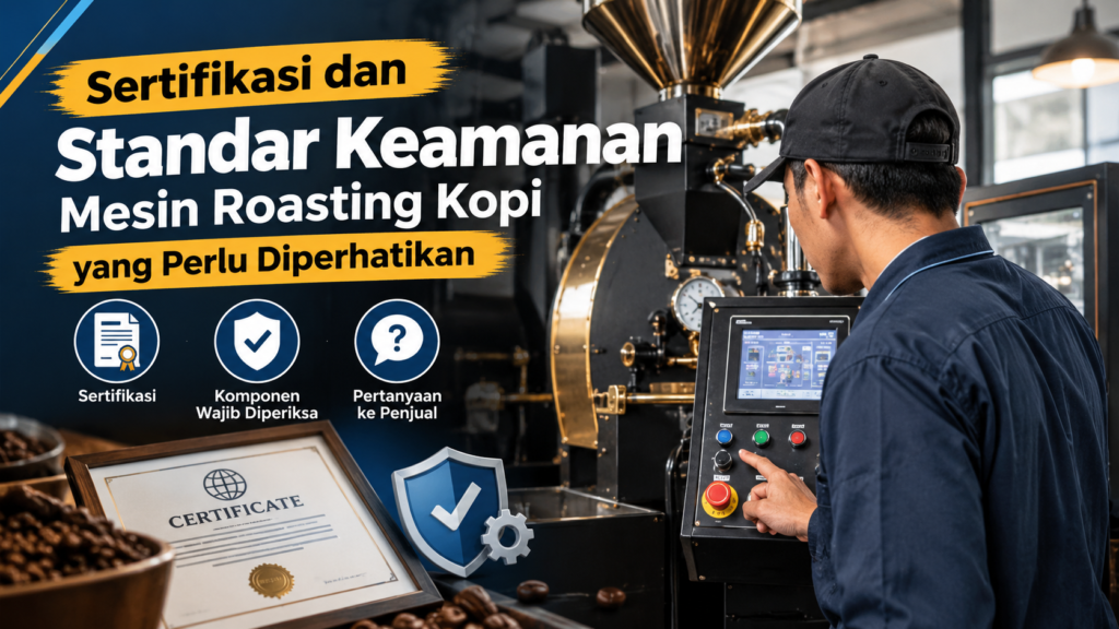 Sertifikasi Dan Standar Keamanan Mesin Roasting Kopi Yang Perlu Diperhatikan