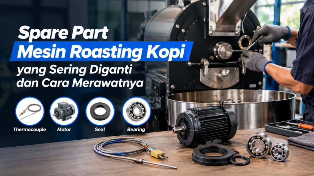 Spare Part Mesin Roasting Kopi Yang Sering Diganti Dan Cara Merawatnya