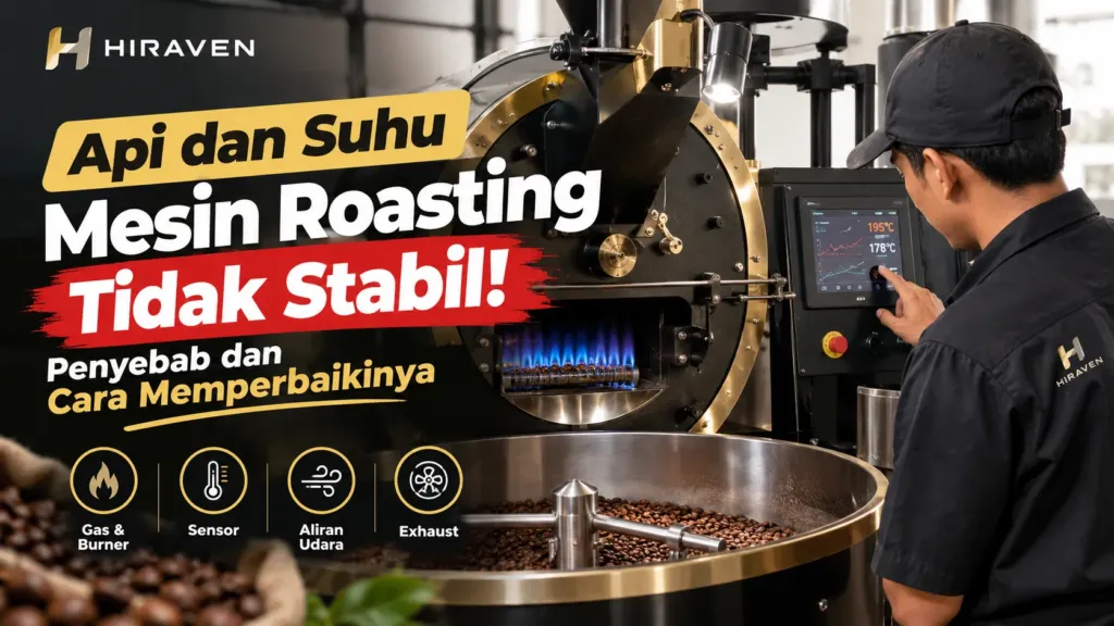 Api Dan Suhu Mesin Roasting Tidak Stabil Penyebab Dan Cara Memperbaikinya