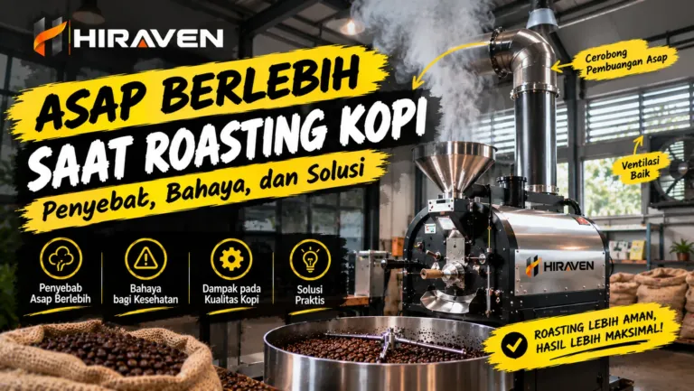 Asap Berlebih Saat Roasting Kopi Penyebab Bahaya Dan Solusi