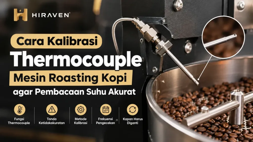 Cara Kalibrasi Thermocouple Mesin Roasting Kopi Agar Pembacaan Suhu Akurat