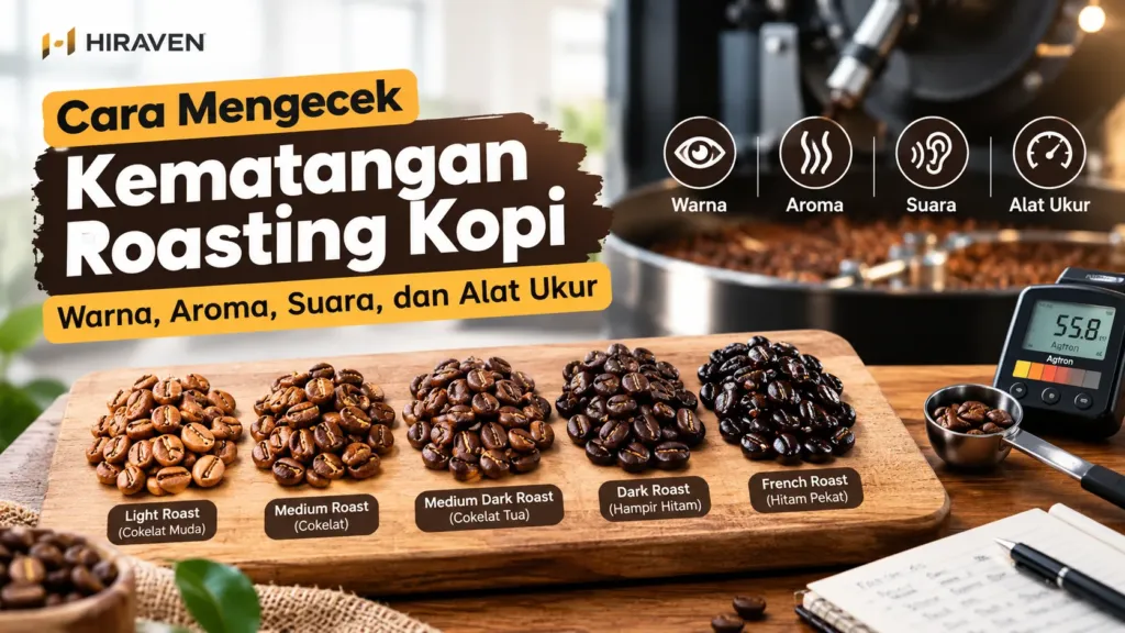 Cara Mengecek Kematangan Roasting Kopi Warna Aroma Suara Dan Alat Ukur