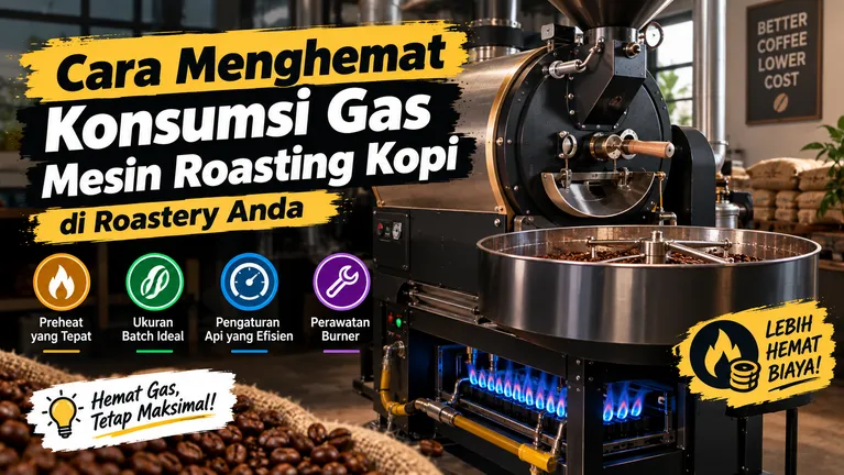 Cara Menghemat Gas Mesin Roasting Kopi