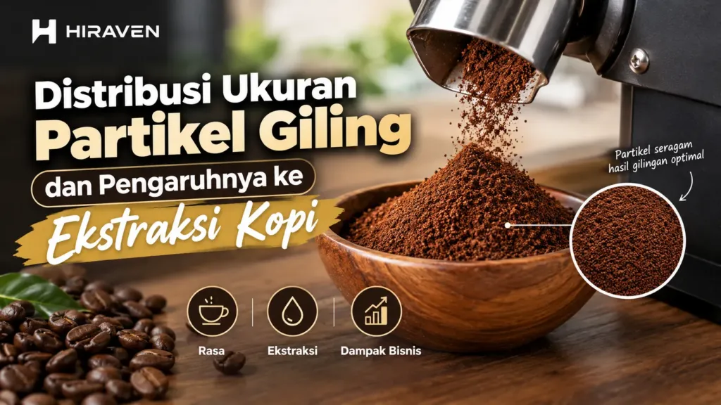 Distribusi Ukuran Partikel Giling Dan Pengaruhnya Ke Ekstraksi Kopi