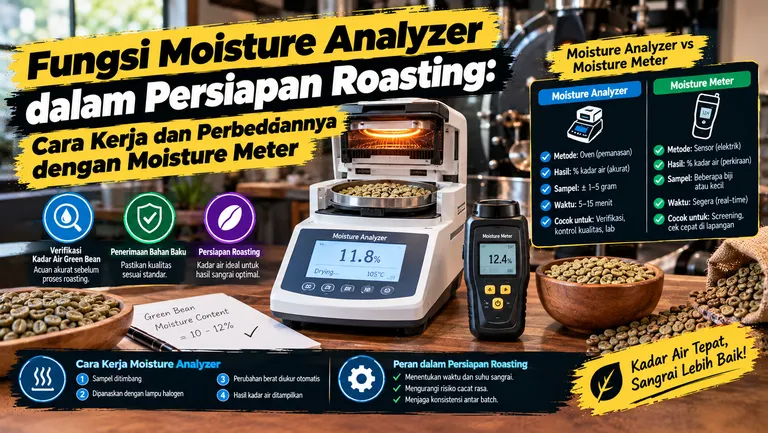 Fungsi Moisture Analyzer Untuk Roasting
