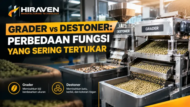 Grader Vs Destoner Beda Fungsi Kopi