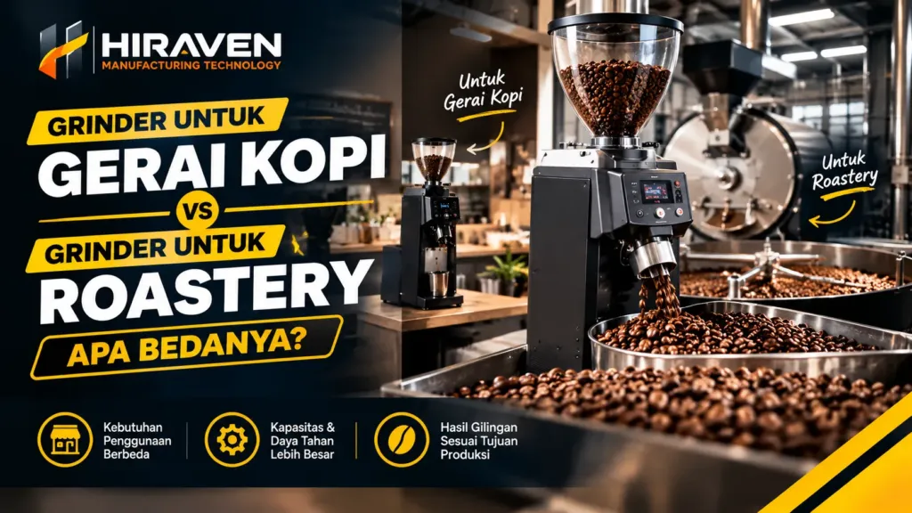 Grinder Untuk Gerai Kopi Vs Grinder Untuk Roastery Apa Bedanya