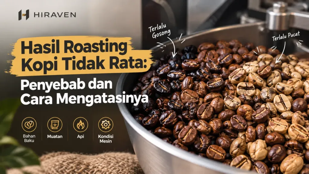 Hasil Roasting Kopi Tidak Rata Penyebab Dan Cara Mengatasinya