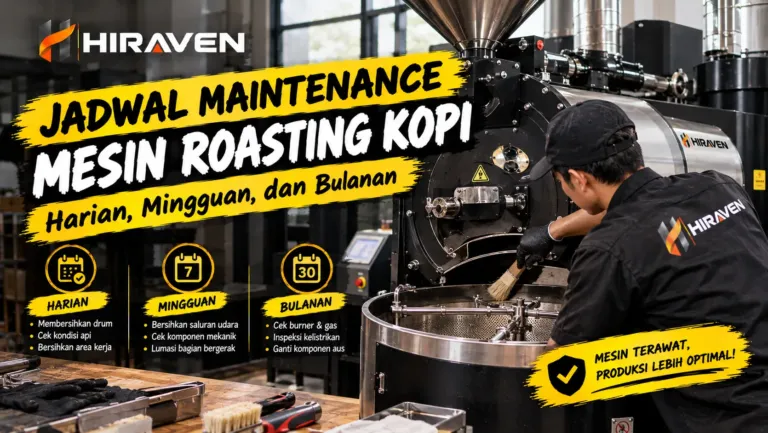 Jadwal Maintenance Mesin Roasting Kopi Harian Mingguan Dan Bulanan