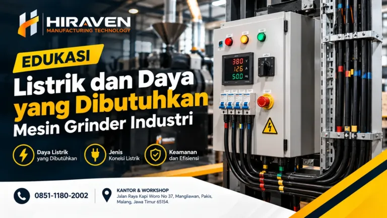 Listrik Dan Daya Yang Dibutuhkan Mesin Grinder Industri