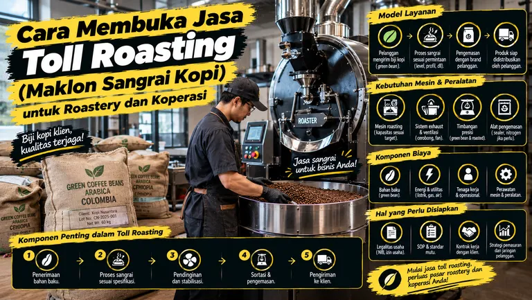 Panduan Jasa Toll Roasting Kopi