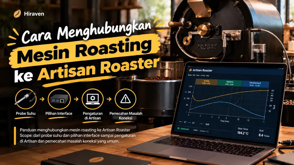 Panduan Menghubungkan Mesin Roasting Ke Artisan