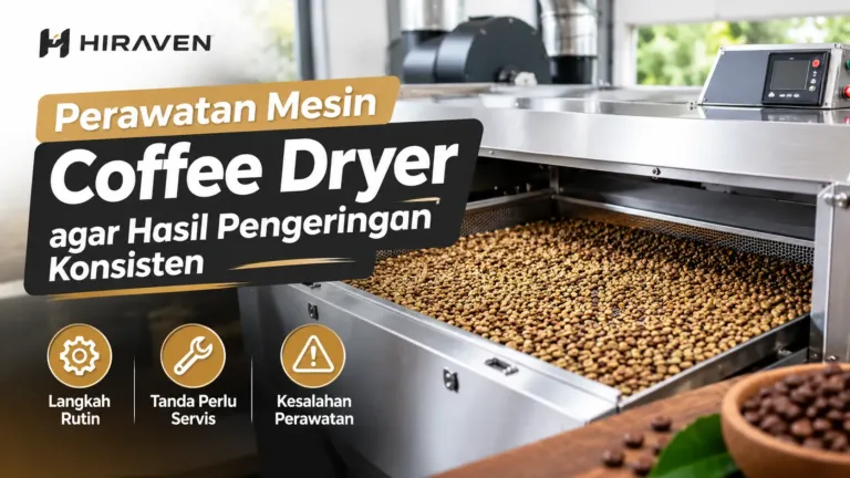Perawatan Mesin Coffee Dryer Agar Hasil Pengeringan Konsisten