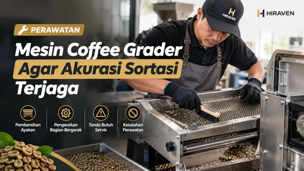 Perawatan Mesin Coffee Grader Agar Akurasi Sortasi Terjaga