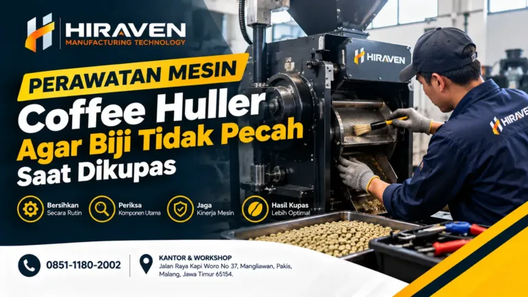 Perawatan Mesin Coffee Huller Agar Biji Tidak Pecah Saat Dikupas