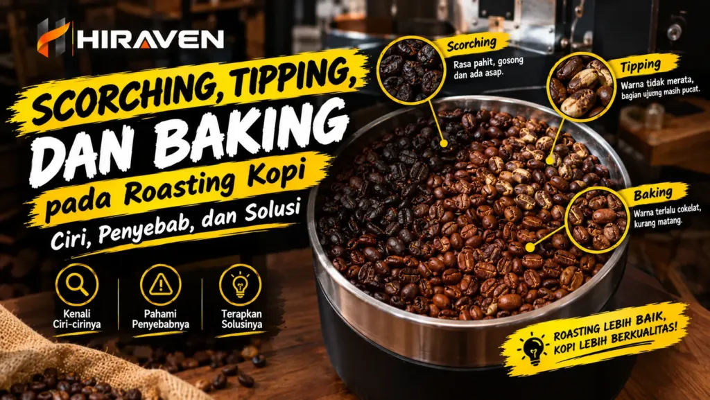 Scorching Tipping Dan Baking Pada Roasting Kopi Ciri Penyebab Dan Solusi