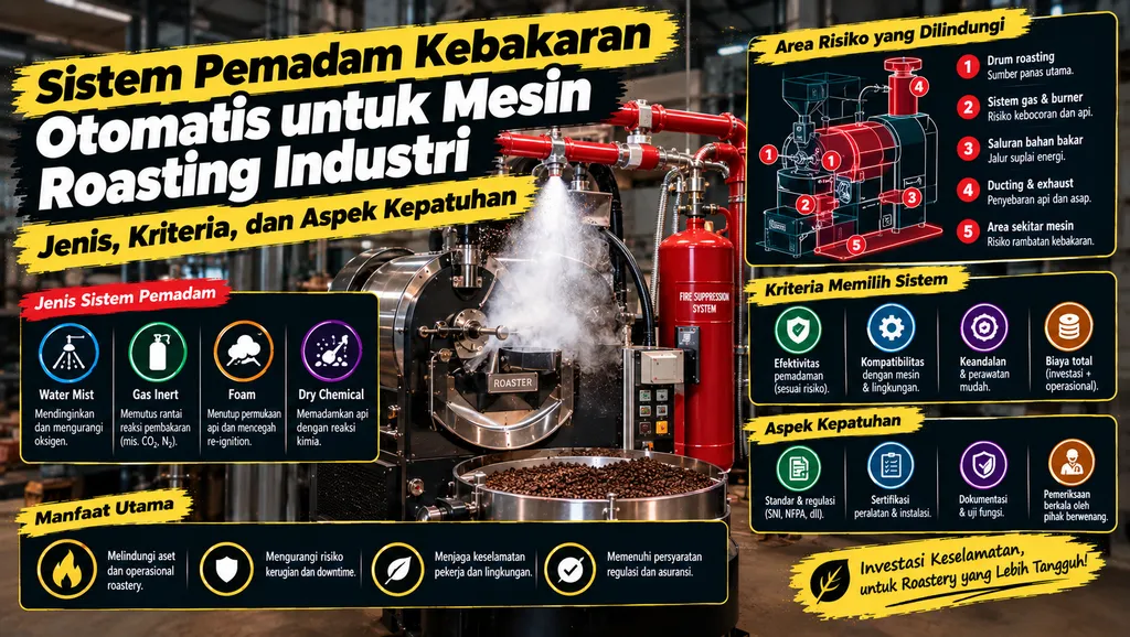 Sistem Pemadam Otomatis Mesin Roasting